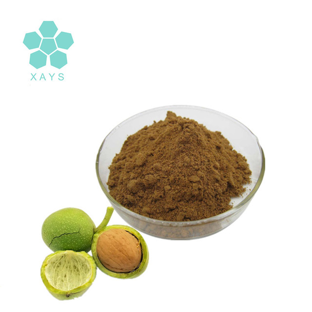 Food Grade Natural Wild Walnut Peel Powder Walnut Green Seedcase Extract Powder
