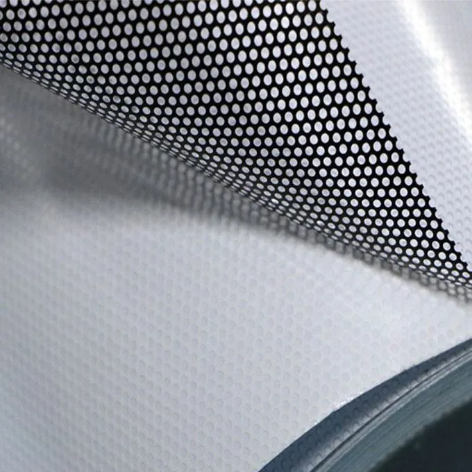Factory Hot Eco Lösungsmittel Einweg-Vision-Druck digitaler perforierter Vinyl glas aufkleber Einweg vision durchsichtiges Vinyl