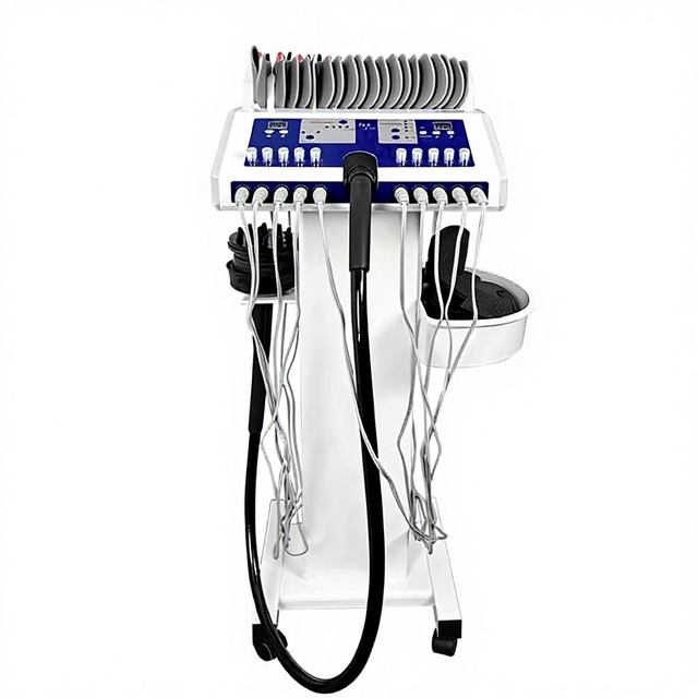 Cross-Border 5-in-1 Full-Body Standing Massager Fat-Reducing Slimming Vibrating Machine Five Massage Heads G5 Health-Care