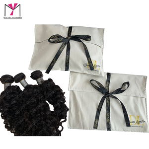Sac en satin de luxe personnalisé avec logo, écologique, pour la promotion des perruques - Vente chaude MUYANG - Product Image 6