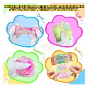 Pelota Antiestrés Kawaii con Forma de Pata de Gato, Personalizada OEM, con Textura Mochi de Ascenso Lento para Niños de 5 a 7 Años - Marca TOYSRUNNER - Product Image 3