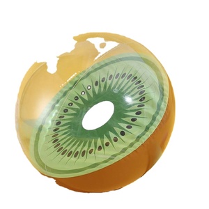 Ballons de plage gonflables en forme de flamant rose - Cadeau promotionnel d'été en PVC imprimé en 3D pour le plaisir en plein air - Product Image 4