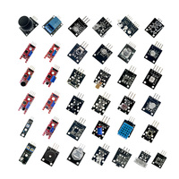 Kit de démarrage de modules de capteurs 37 en 1 avec tutoriel DHT11, IR, ultrasonique, capteur d'humidité du sol pour l'apprentissage de l'électronique