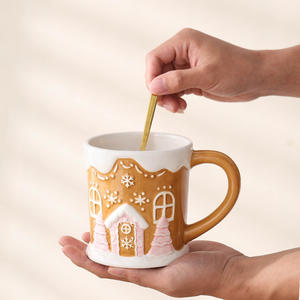 Mug de Noël en céramique grande capacité en gros - Product Image 3
