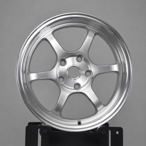 Rines <span class=keywords><strong>de</strong></span> Aleación Personalizados Plateados <span class=keywords><strong>de</strong></span> 15 Pulgadas 4x100 4x114.3 6.5J, Fundición a <span class=keywords><strong>Baja</strong></span> <span class=keywords><strong>Presión</strong></span>, Diseño Cóncavo Profundo para Autos <span class=keywords><strong>de</strong></span> Pasajeros, JDM Hatchback - Product Image 6