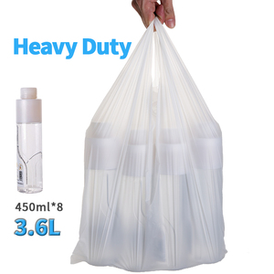 Sacs de courses en T-shirt biodégradables et compostables en PLA personnalisés en gros pour supermarchés et magasins - Product Image 5