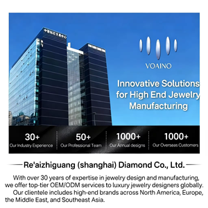 خاتم خطوبة VOAINO من الذهب الخالص عيار 10 و14 و18 قيراط مع ألماس مختبري VVS وزمرد على شكل كمثرى بتصميم Toi Et Moi - Product Image 6