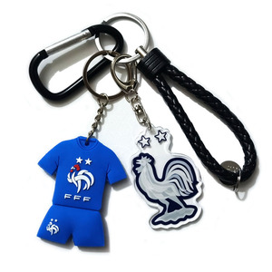 Llavero Deportivo con Emblema de la Selección Nacional de Portugal, Italia, Brasil, <span class=keywords><strong>Argentina</strong></span>, Países Bajos y España, de PVC y Acrílico, para Regalo - Product Image 6