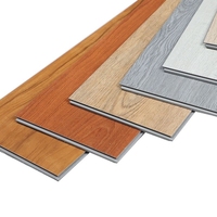 Moderne Grafische Holzoptik SPC Vinyl-Bodenbeläge Wasserdichte Feuerfeste Klick-Verriegelungs-Fliesen für Schlafzimmer Wohnzimmer Büro Fitness-Studio Dekoration