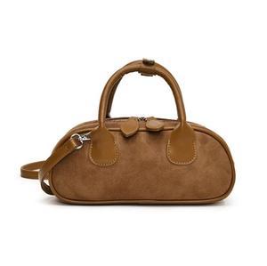 Borsa da donna <span class=keywords><strong>in</strong></span> pelle scamosciata di lusso con shopping online <span class=keywords><strong>in</strong></span> fabbrica 2025, nuova vendita alla moda, borsa tote <span class=keywords><strong>in</strong></span> pelle scamosciata personalizzata a mano - Product Image 2