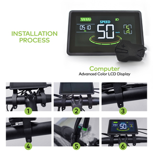 H6c [haytrix] Ebike LCD màn hình hiển thị cho xe điện Phụ kiện đi xe đạp với E xe đạp LCD xe đạp máy tính - Product Image 6