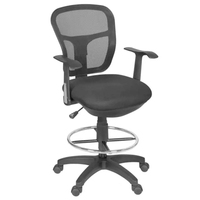 Chaise de bureau moderne à hauteur réglable à prix abordable avec dossier en maille pivotant, confortable et optionnelle avec fonction rafraîchissante