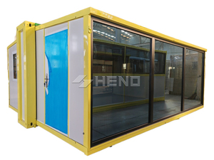 <span class=keywords><strong>Maison</strong></span> conteneur de luxe extensible de 40 pieds, préfabriquée, modulaire, portable, en acier, avec panneaux sandwich pliables - Product Image 6