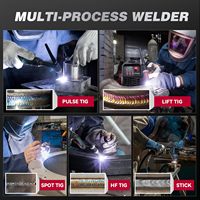 Soudeuse TIG ARCCAPTAIN TIG200P 200Amp DC 5.1HF/Lift/Pulse/Spot TIG Stick 110V/220V Double Tension Multi-Processe