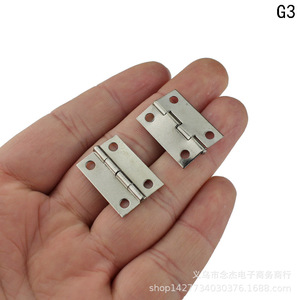 Charnière de meuble traditionnelle durable 25x16mm en laiton, 180 degrés, à montage en surface, quincaillerie pour armoires, boîtes en bois et portes de placards - Product Image 5