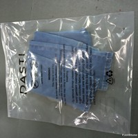 Sac en plastique transparent à fermeture éclair avec logo personnalisé avec emballage à fermeture éclair transparent en PE pour vêtements et chaussettes pour T-shirts