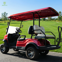 Voiture de golf électrique BEEMOTOR 5KW avec une autonomie de 90 km, 3-4 places, design pliable - style roadster moderne