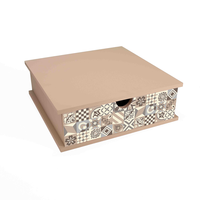Tiroir porte-dosette de café personnalisé EUDR Support pour machine à café Boîte organisateur de dosettes et de capsules Boîte à dosettes de café en bois