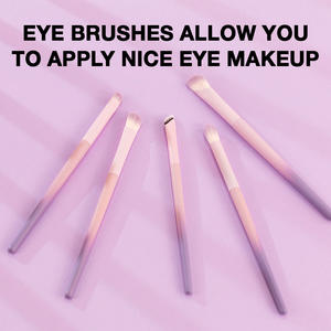 فرش مكياج فاخرة فرشاة مكياج بطلاء غير لامع بعلامة تجارية خاصة أدوات لمسحوق ظلال عيون الوجه وأحمر الخدود - Product Image 5