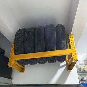 حامل تخزين لعرض إطارات السيارة توباسي يُركب على الحائط في الجراج رف تخزين لورشات وأدراج تصليح السيارات - Product Image 5