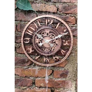 30.5cm New Design Outdoor Luxury Waterproof <strong>Garden</strong> Retro Living Room Decoration Creative Resin <strong>Large</strong> Wall <strong>Clock</strong> for Home Decor - Product Image 4