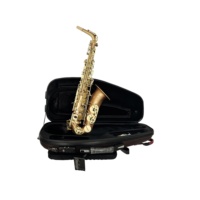 SEASOUND OEM Professional Vintage Red and Yellow Body Reinforced Stern Alto Saxophone JYAS112DVGRD+VGYW Eb Tone