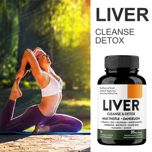 Suplemento Dietético <span class=keywords><strong>Herbal</strong></span> con Extracto de Cúrcuma y Piperina para el Apoyo de la Salud del Hígado y el Intestino, 70 Cápsulas para Mujeres y Hombres - Product Image 3