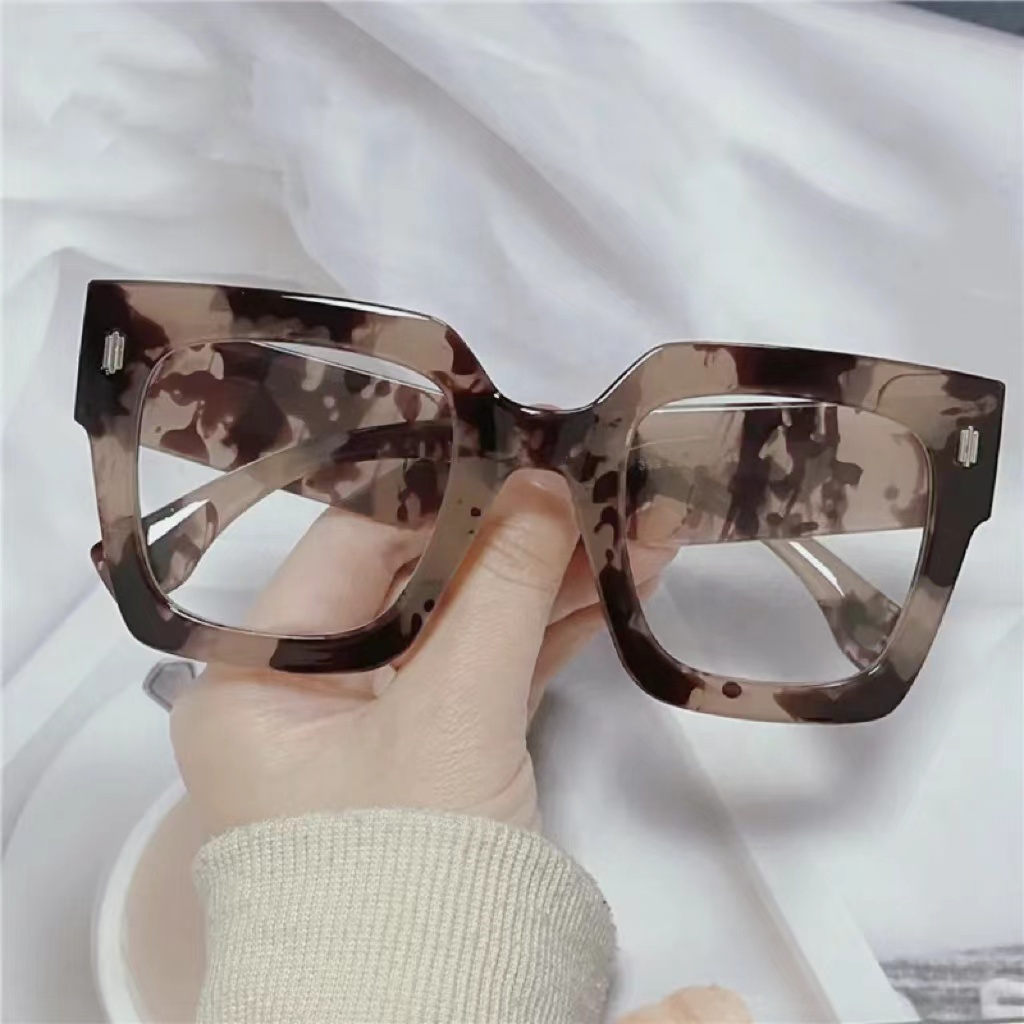 Wnddle Lunettes De Lecture Anti Lumière Bleue Rétro Carré Unisexe - Marron