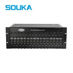 SKD27 Chasis Codificador Modulador 16 en 1 4RU 16 Canales RF DVB-T DVB-C ATSC ISDB-T DTMB Headend - Product Image 2