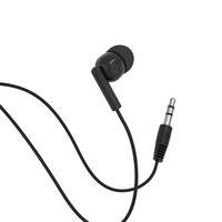 Earphone Mono Sekali Pakai Berkabel Satu Telinga 3.5Mm Sampel Gratis Earphone Maskapai Bass