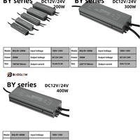 En promotion : Bande lumineuse LED extérieure étanche 12/24V 300W à intensité variable, alimentation et alimentation moteur étanches à la pluie IP67 100V 24V