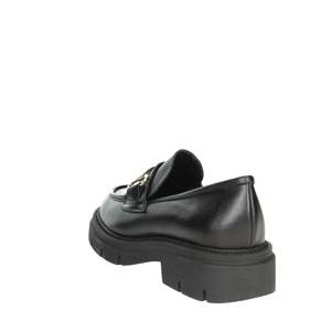 Mocasines Cinzia Soft para Mujer, Negros, con Suela Gruesa - Product Image 1