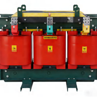Transformateur de puissance à retour de charge en plastique 3 phases 50/60Hz 10/11 kV, type sec, bobinage en cuivre pour bobine circulaire 100 kVA jusqu'à 2500 kVA