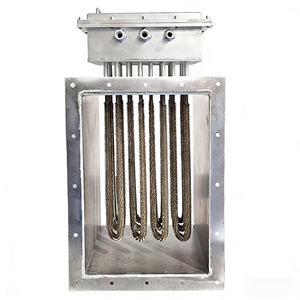 Calentador de Aire Industrial de 10KW Marca YL 304 316 310S para HVAC, Calentamiento con Aletas de Nicrom, 500 Grados, 220V - Product Image 1