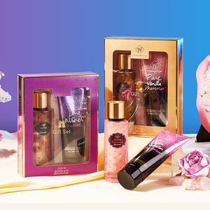 Set de Perfume y Loción Corporal YA MAN FEN Inspirado en Victoria - Paquete de Regalo de Lujo de 2 Piezas con Aroma Hidratante y Duradero - Product Image 3