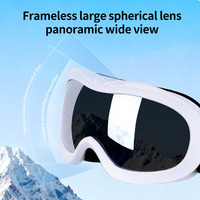 Masque de ski Kenquaz modèle KPM-3200 pour hommes et femmes, lentille anti-buée, taille unique, emballage PC inclus