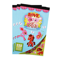 Lot de 316 autocollants poney et cerf, tapis d'autocollants DIY pour défilés de mode pour enfants, décoration de fête et fournitures d'artisanat éducatif