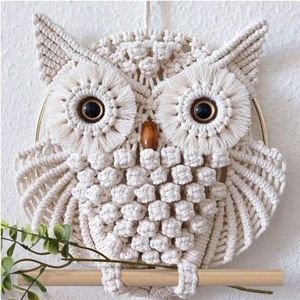 Accessoires Ruraux Decoration Rustique Accessoire <span class=keywords><strong>De</strong></span> Chambre a Coucher Voyage En <span class=keywords><strong>Raphia</strong></span> Artisanat Rotin Organisateur Macrame - Product Image 6