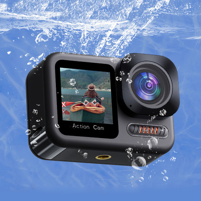 New 2.0 Inch Touch Screen Anti-shake 5K HD Dual Lens Mini Action Sport Camera 4K WiFi Waterproof With Image Stabilisation