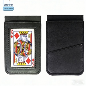 Portefeuille magique Boshiho Flick pour homme et femme, portefeuille minimaliste avec porte-cartes RFID, portefeuille fin en cuir - Product Image 4