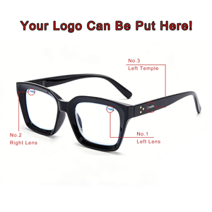 <span class=keywords><strong>Gafas</strong></span> de Lectura con Filtro de Luz Azul, Montura Cuadrada Delgada, Diseño Moderno, <span class=keywords><strong>Precio</strong></span> al por Mayor Personalizado - Product Image 4