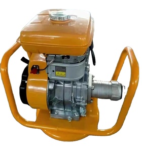 Vibrador de Concreto Portátil Amarillo con Motor de Gasolina de 4 Tiempos y 5 HP EY20, Maquinaria de Construcción - Product Image 1