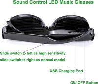 Lunettes LED numériques rechargeables clignotantes 2026, les plus vendues, avec contrôle à distance par application, pour fêtes magiques et lumineuses