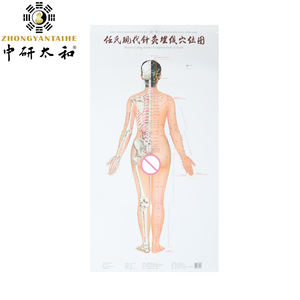 Carte murale moderne des points d'<span class=keywords><strong>acupuncture</strong></span> et des méridiens de Ren, diagramme des points d'<span class=keywords><strong>acupuncture</strong></span> et de l'<span class=keywords><strong>acupuncture</strong></span> corporelle - Product Image 4