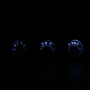 New 2'' 52MM Triple <strong>Gauge</strong> Kit for <strong>Car</strong> Meter Turbo Boost Water Temperature Oil Pressure <strong>Gauge</strong> - Product Image 5