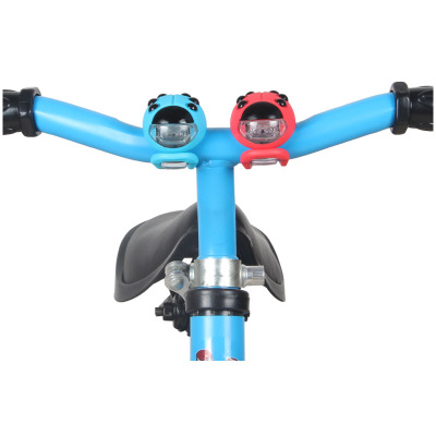 Простая установка, милая божья коровка, силикагелевая передняя лампа, фонарик, водонепроницаемый светодиодный велосипедный фонарик для детей