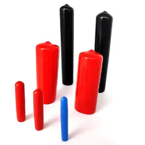 Round Customized Free Sample Soft PVC End Rod Pipe Fitting End Caps Vinyl