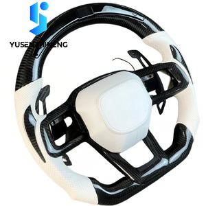 Volant de voiture en fibre de carbone forgé sur mesure pour <span class=keywords><strong>Ford</strong></span> Kuga Mk3 Mk2 Focus <span class=keywords><strong>Fiesta</strong></span> Mk7 St Everest Mondeo Mk5 Ranger Mustang 2025 - Product Image 4