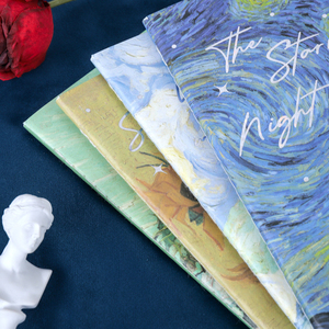 Joytop-pintura de Van Gogh 2663, pintura B5, 42 hojas, cuaderno de composición de encuadernación de costura plateada, venta al por mayor - Product Image 3