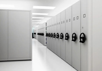 Compactador de archivos Compactador móvil de acero Archivadores Sistema de estanterías móviles Sistema de archivos de almacenamiento inteligente